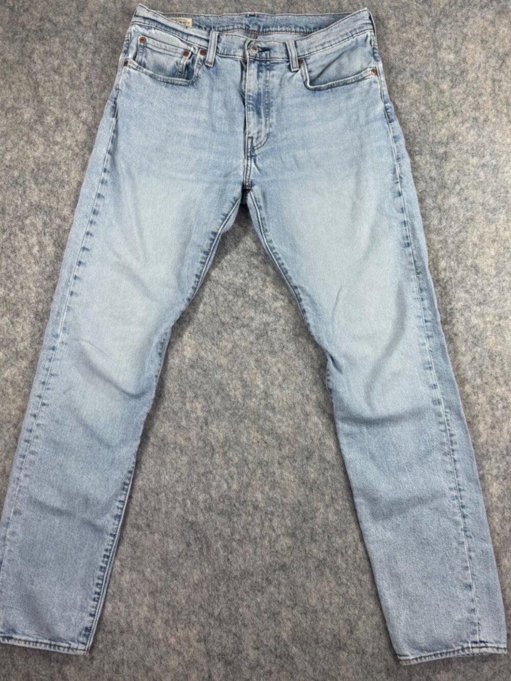 Levi’s Mens 512 Jeans Sz 33 Light Wash Straight Leg